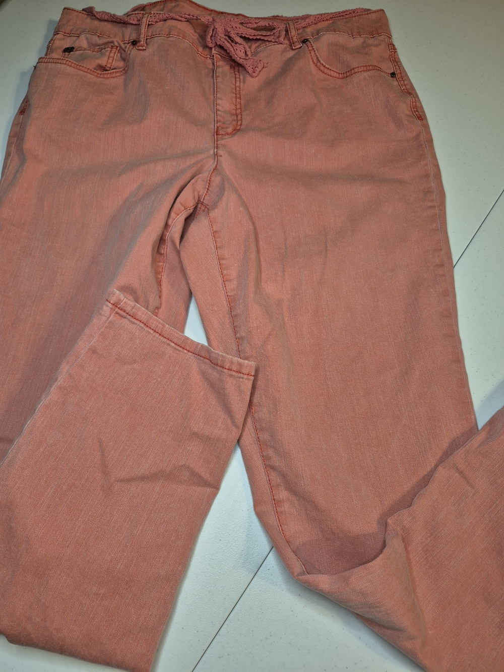Ruff Hewn Coral Straight-Leg Jeans 4790/2